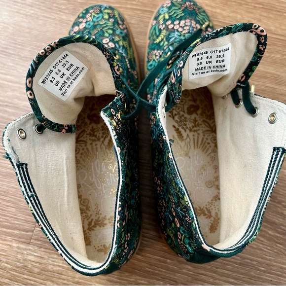 RARE Rifle Paper Co. x Keds Tapestry Everyday Triple Decker Hi Sneaker - Picture 12 of 16